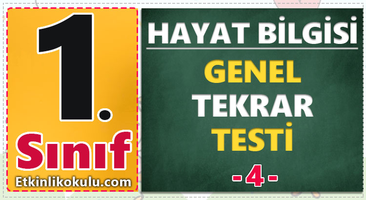 1. Sınıf Türkçe Genel Tekrar Testi -5-