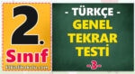 2. Sınıf Türkçe Genel Tekrar Testi -3-