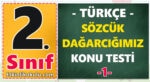 2. Sınıf Türkçe Sözcük Dağarcığımız Konu Testi -1-