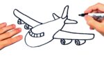 Como dibujar un Avión | Aprender a Dibujar un AVIÓN