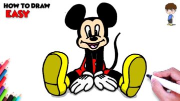 How to Draw Mickey Mouse Step by Step Easy