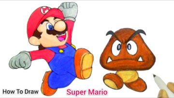 Super Mario vs Goomba Game | Super Mario Bros Smash 1000 Goombas | How To Draw Super Mario  & Goomba